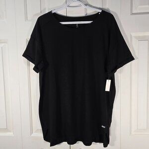 NWT Amazon Essentials Black Women's Relaxed-Fit Crewneck T-Shirt - Size XLarge